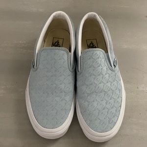 Baby Blue Slip on Vans